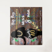 Shorty's 40| 90's Hip Hop Verjaardagsachtergrond Wandkleed (Voorkant)