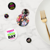 Shorty's 40|Retro Hip Hop Birthday Photo Confetti (Groep)