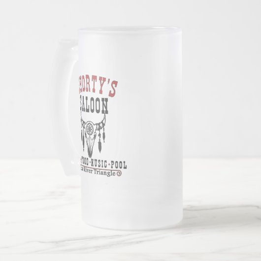 Shorty's Saloon Matglas Bierpul (Voorkant links)