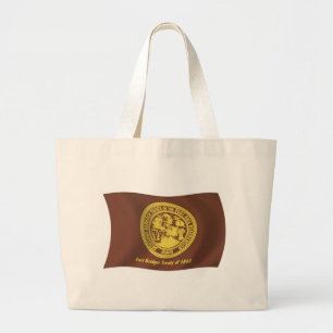 Shoshone Bannock Stammen Vlag Boodschappentas Grote Tote Bag