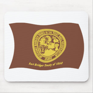 Shoshone Bannock Stammen Vlag Muismat