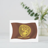 Shoshone Bannock Stammen Vlag Postkaart (Staand voorkant)