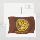 Shoshone Bannock Stammen Vlag Postkaart (Voorkant / Achterkant)