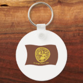 Shoshone Bannock Stammen Vlag Sleutelhanger (Voorkant)