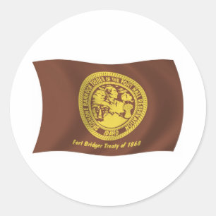 Shoshone Bannock Stammen Vlag Sticker