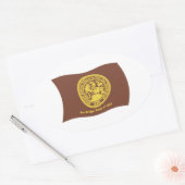 Shoshone Bannock Stammen Vlag Sticker (Envelop)