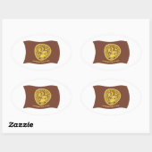 Shoshone Bannock Stammen Vlag Sticker (Vel)