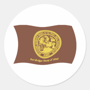 Shoshone Bannock Stammen Vlag Sticker