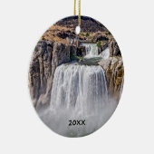 Shoshone Falls, ID Keramisch Ornament (Rechts)