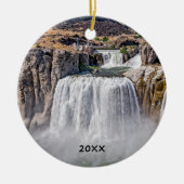 Shoshone Falls, ID Keramisch Ornament (Voorkant)