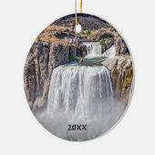 Shoshone Falls, ID Keramisch Ornament (Links)