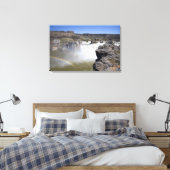 Shoshone Falls in de Snake River in Twin Falls, Canvas Afdruk (Insitu (Slaapkamer))