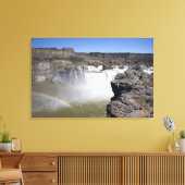 Shoshone Falls in de Snake River in Twin Falls, Canvas Afdruk (Insitu (Woonkamer))