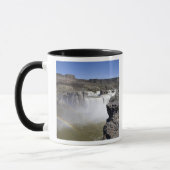 Shoshone Falls in de Snake River in Twin Falls, Mok (Links)