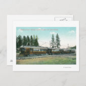 Shoshone Flyer Train off to Spokane Briefkaart (Voorkant / Achterkant)