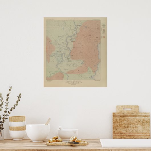 Shoshone Geyser Basin Poster (Keuken)