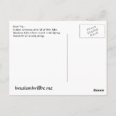 Shoshone Herfsten Idaho Briefkaart (Achterkant)