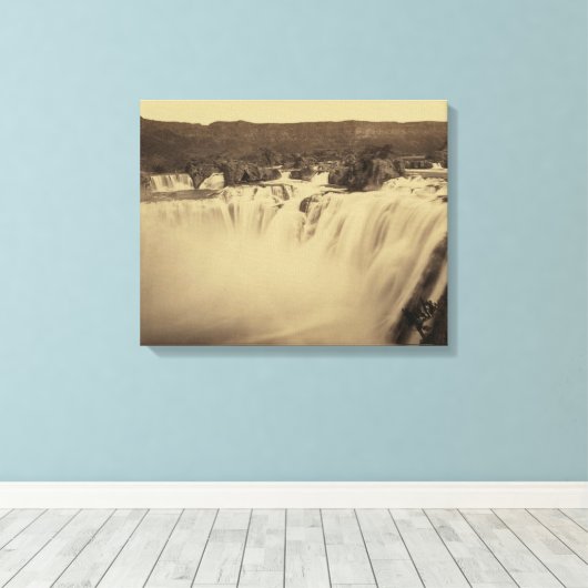 Shoshone Herfsten, Idaho Canvas Afdruk (Insitu (Houten vloer))