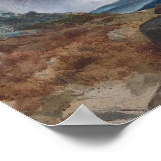 Shoshone Herfsten, Idaho door Thomas Moran Print (Hoek)