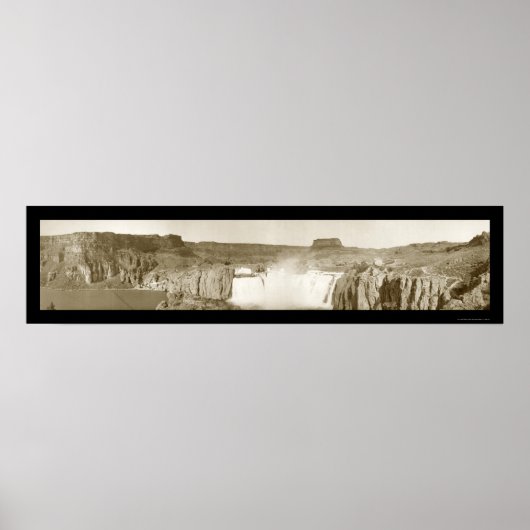 Shoshone Herfsten Idaho Foto 1909 Poster (Voorkant)