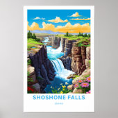 Shoshone Herfsten Idaho Travel Print (Voorkant)