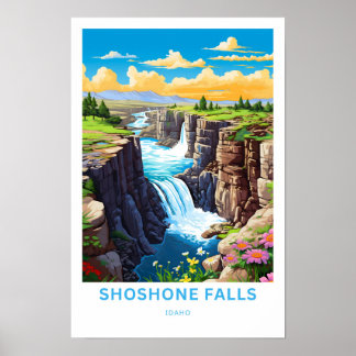 Shoshone Herfsten Idaho Travel Print