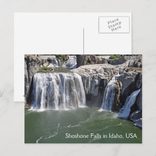 Shoshone-Herfsten in Idaho USA Briefkaart (Voorkant / Achterkant)