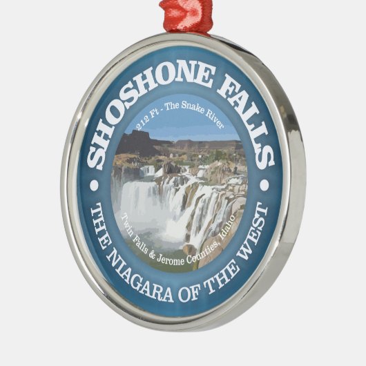 Shoshone Herfsten Metalen Ornament (Links)