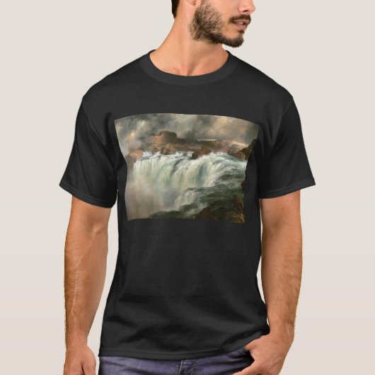 Shoshone-Herfsten op de Snake-rivier - 1900 T-shirt (Voorkant)
