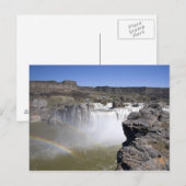 Shoshone-Herfsten op de Snake-rivier in Twin-Herfs Briefkaart (Voorkant / Achterkant)