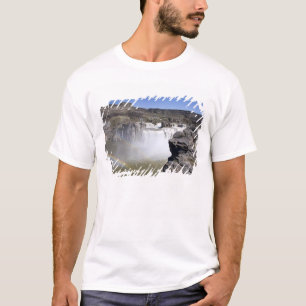 Shoshone-Herfsten op de Snake-rivier in Twin-Herfs T-shirt