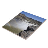 Shoshone-Herfsten op de Snake-rivier in Twin-Herfs Tegeltje (Zijkant)