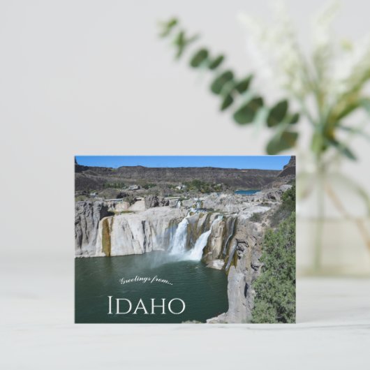 Shoshone Herfsten Snake River Idaho Briefkaart (Staand voorkant)