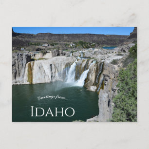 Shoshone Herfsten Snake River Idaho Briefkaart