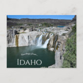 Shoshone Herfsten Snake River Idaho Briefkaart (Voorkant)