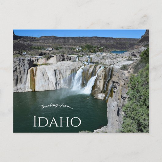 Shoshone Herfsten Snake River Idaho Briefkaart (Voorkant)