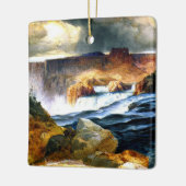 Shoshone Herfsten, Snake River, Idaho Keramisch Ornament (Links)