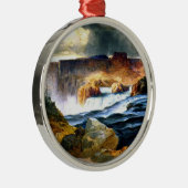 Shoshone Herfsten, Snake River, Idaho Metalen Ornament (Rechts)