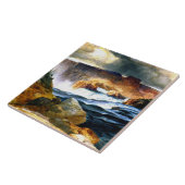 Shoshone Herfsten, Snake River, Idaho Tegeltje (Zijkant)