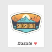 Shoshone, Idaho Sticker (Vel)