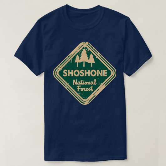 Shoshone National Forest T-shirt (Design voorkant)