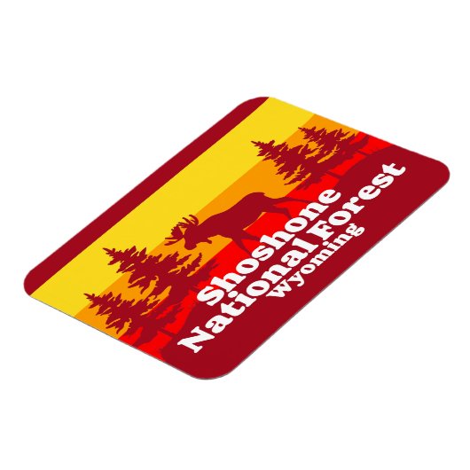 Shoshone National Forest Wyoming Magneet (Linkerzijde)