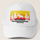 Shoshone National Forest Wyoming Trucker Pet (Voorkant)