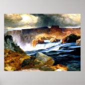 Shoshone-watervallen, Snake River, Idaho Poster (Voorkant)