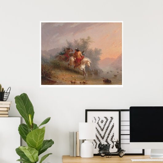 Shoshoni Indians (1069A) Poster (Thuiskantoor)