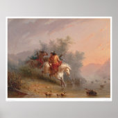 Shoshoni Indians (1069A) Poster (Voorkant)