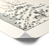 Shoson Ohara Eagle in Snowstorm Japanse Vogelkunst Poster (Hoek)