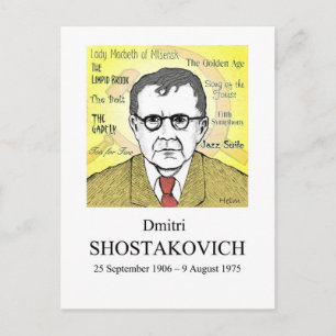 Shostakovich Briefkaart