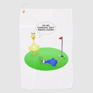Shot Birdie Golf Towel Golfhanddoek