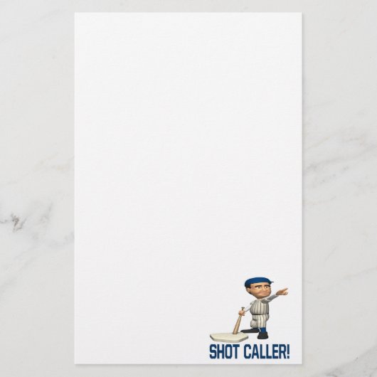 Shot Caller Briefpapier (Voorkant)